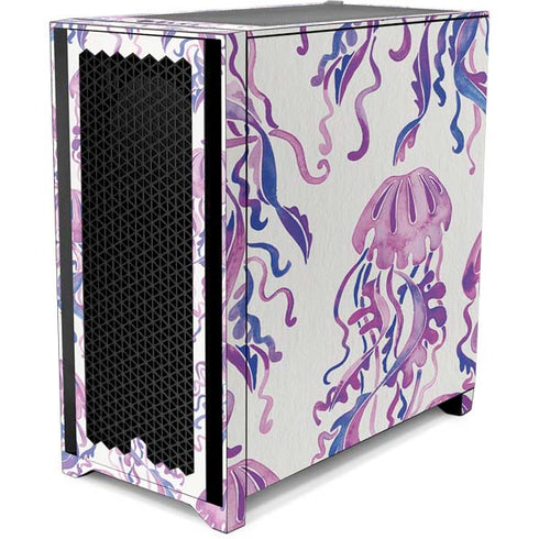 Cat Coq Jellyfish Corsair 4000D Tempered Glass Mid-Tower ATX Case Skin